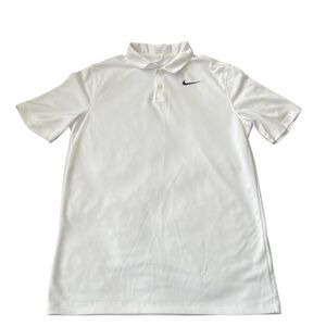 Boy’s Nike Golf Dri-Fit White Polo Shirt